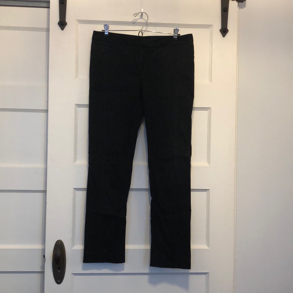 Theory Black Straight-legged Size 6 Women’s Pants